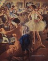 dans le vestiaire ballet lac de cygne 1924 danseuse ballerine russe